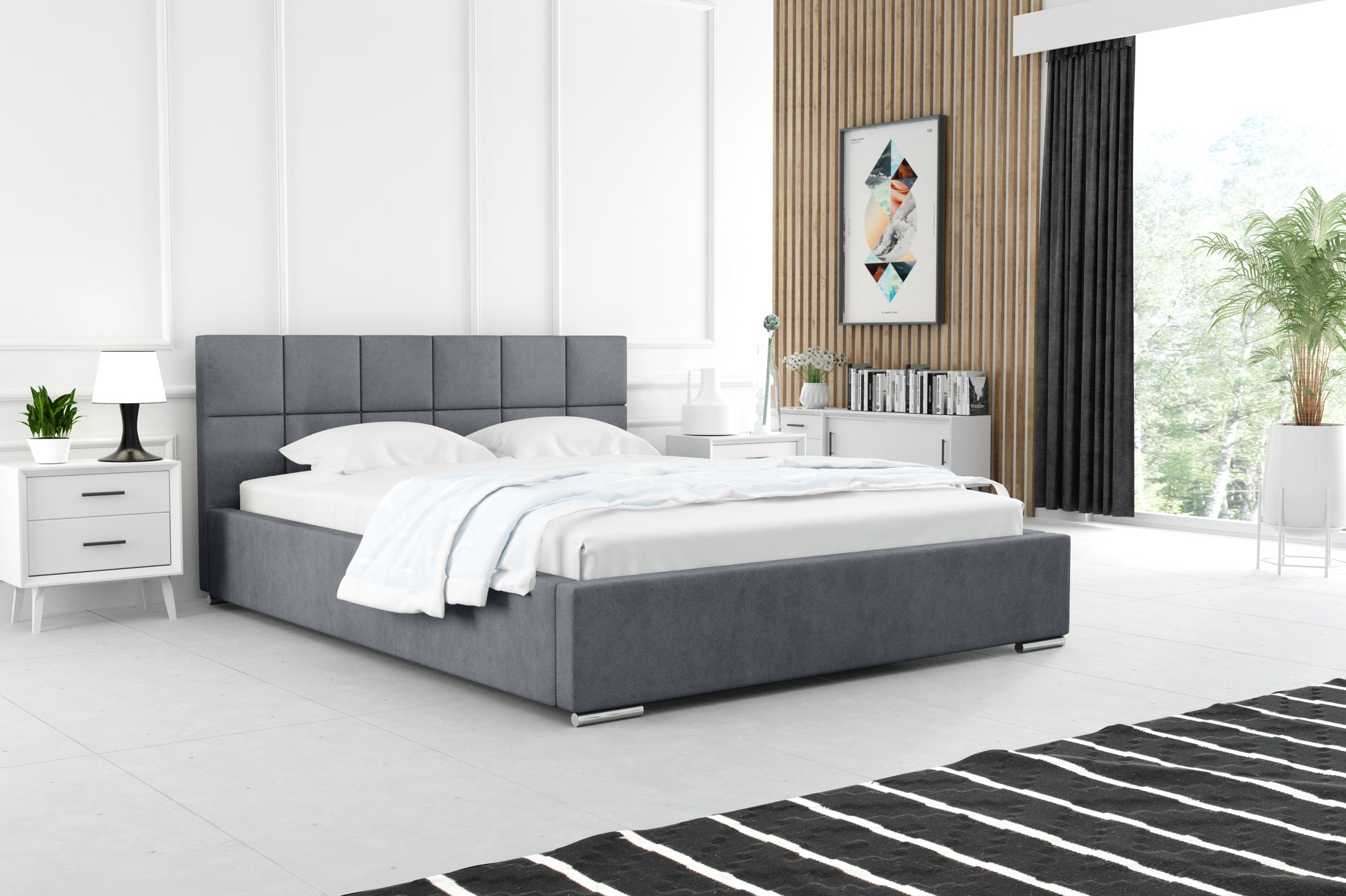 Funktionales Bett inkl. Lattenrost + Bettkasten Modell: Carlo