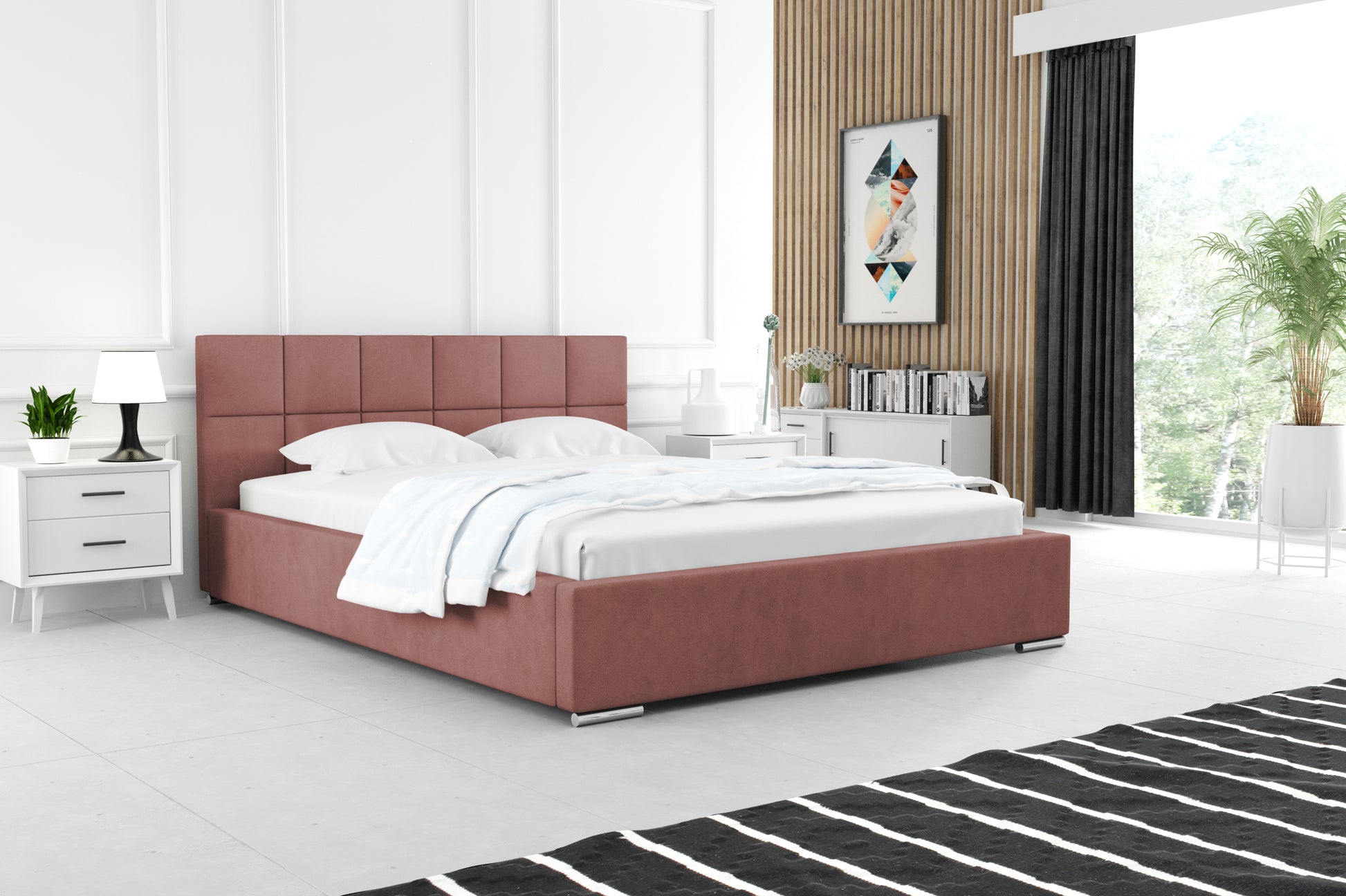 Funktionales Bett inkl. Lattenrost + Bettkasten Modell: Carlo