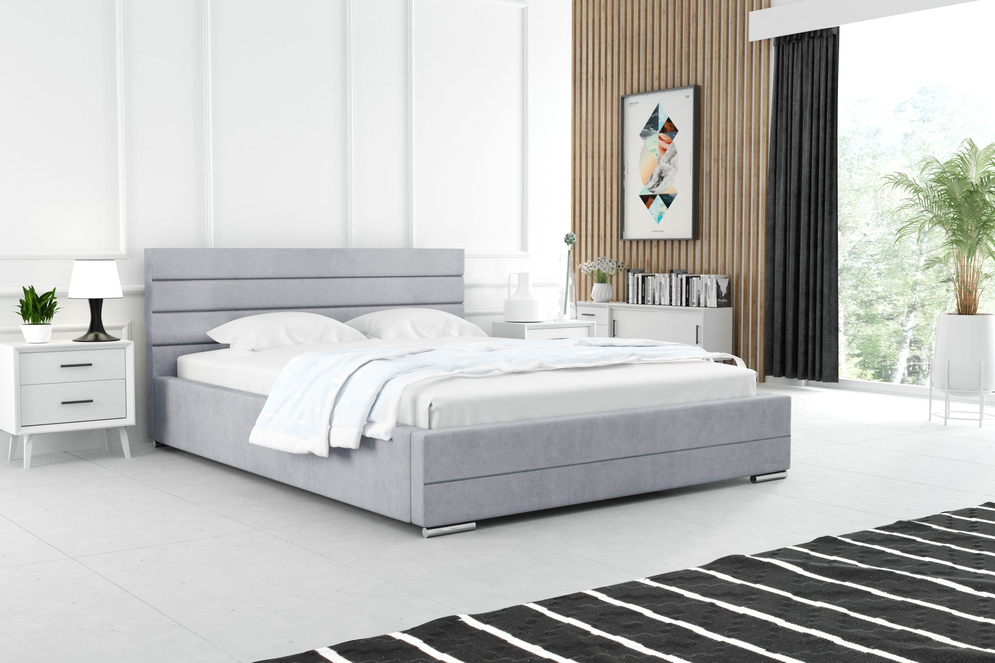 FADO Polsterbett mit Holzlattenrost & Bettkasten – modernes Bett zum Top-Preis