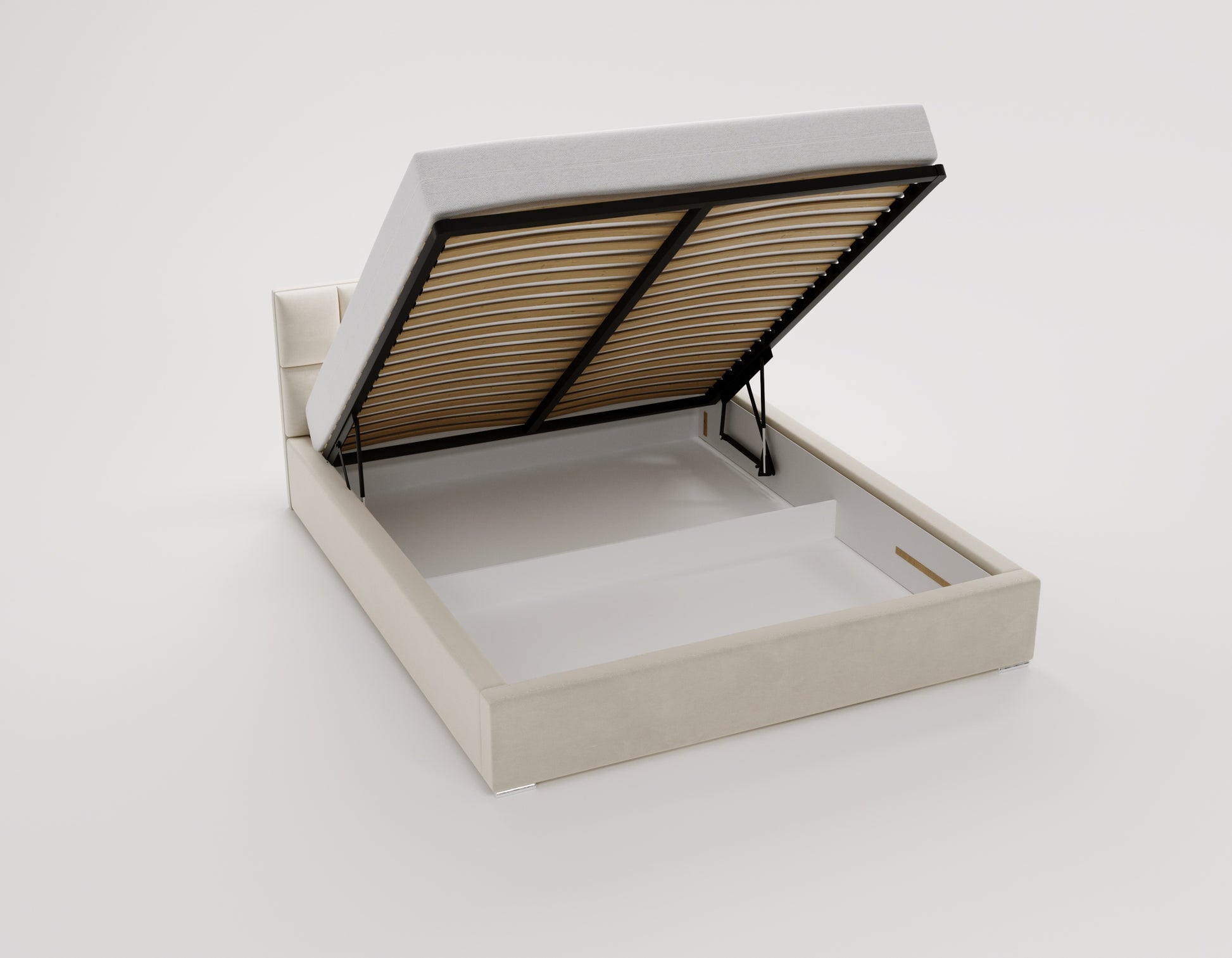 HUGO Designerbett mit Bettkasten Lattenrost – modernes Polsterbett für stilvolle Schlafzimmer