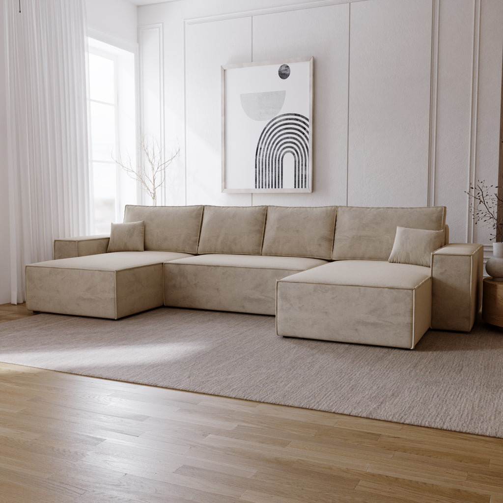 Wohnlandschaft 2 Meter mit Schlaf-Funktion Modell: VENTO