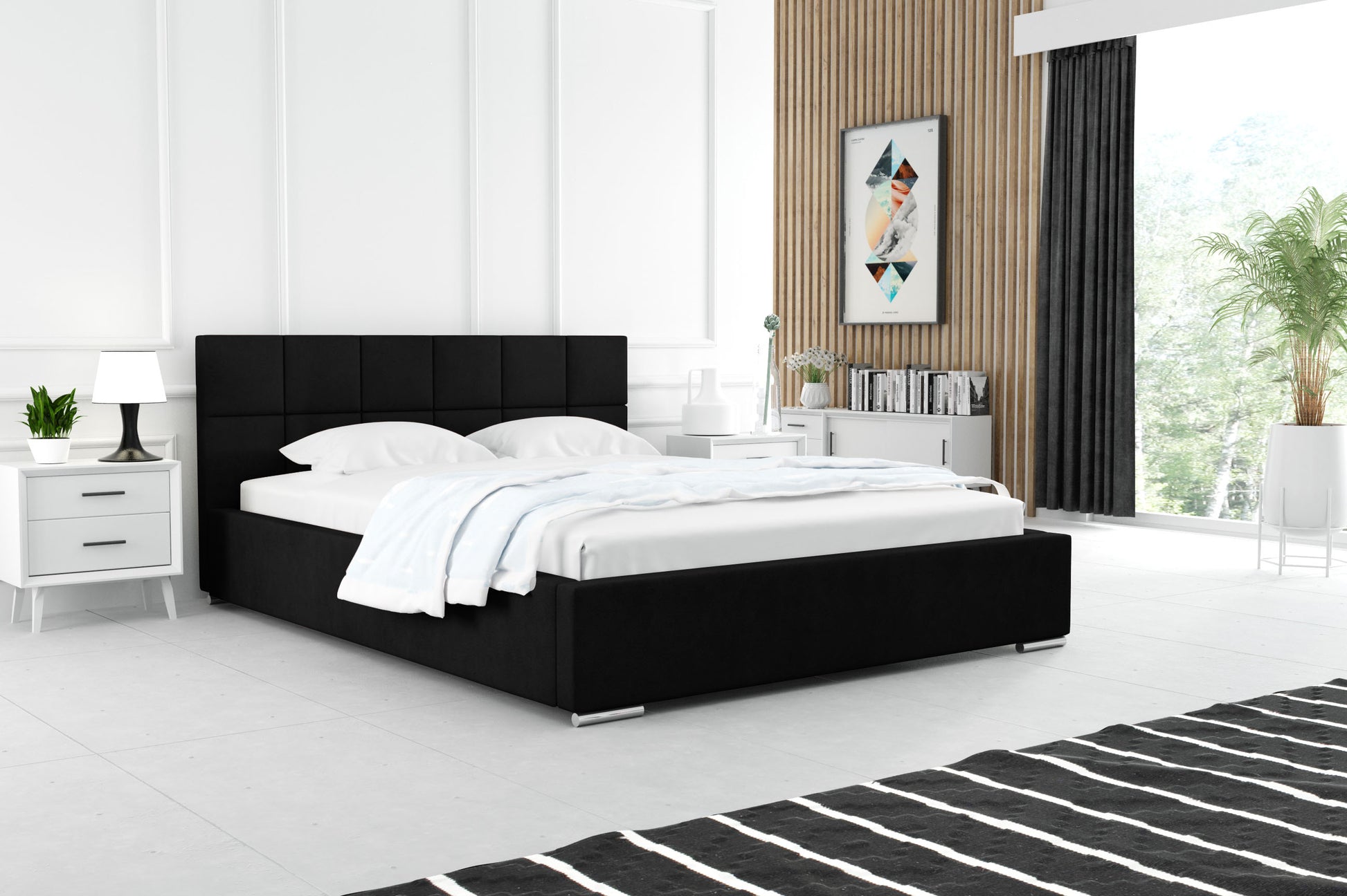 Funktionales Bett inkl. Lattenrost + Bettkasten Modell: Carlo