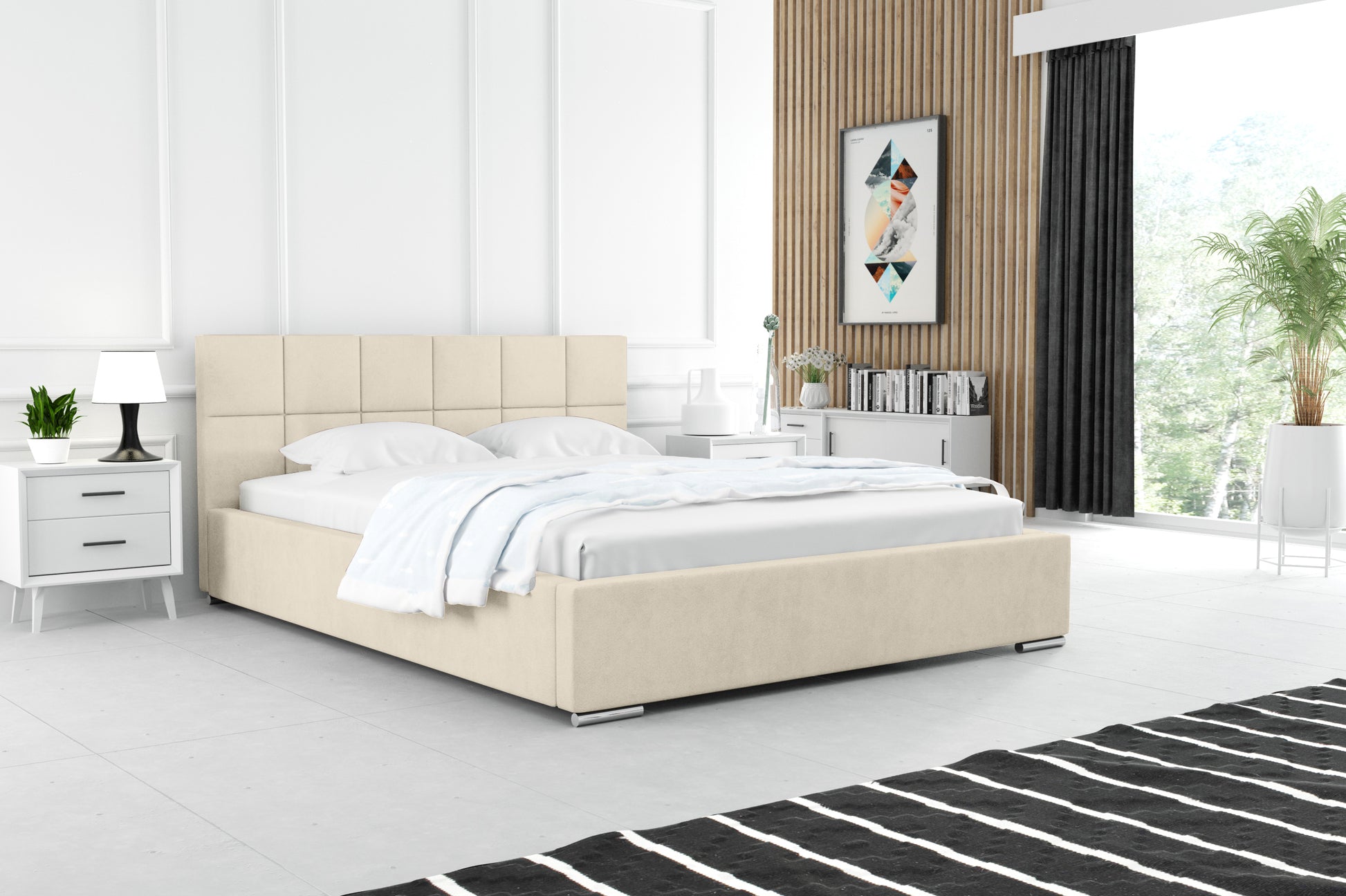 Funktionales Bett inkl. Lattenrost + Bettkasten Modell: Carlo