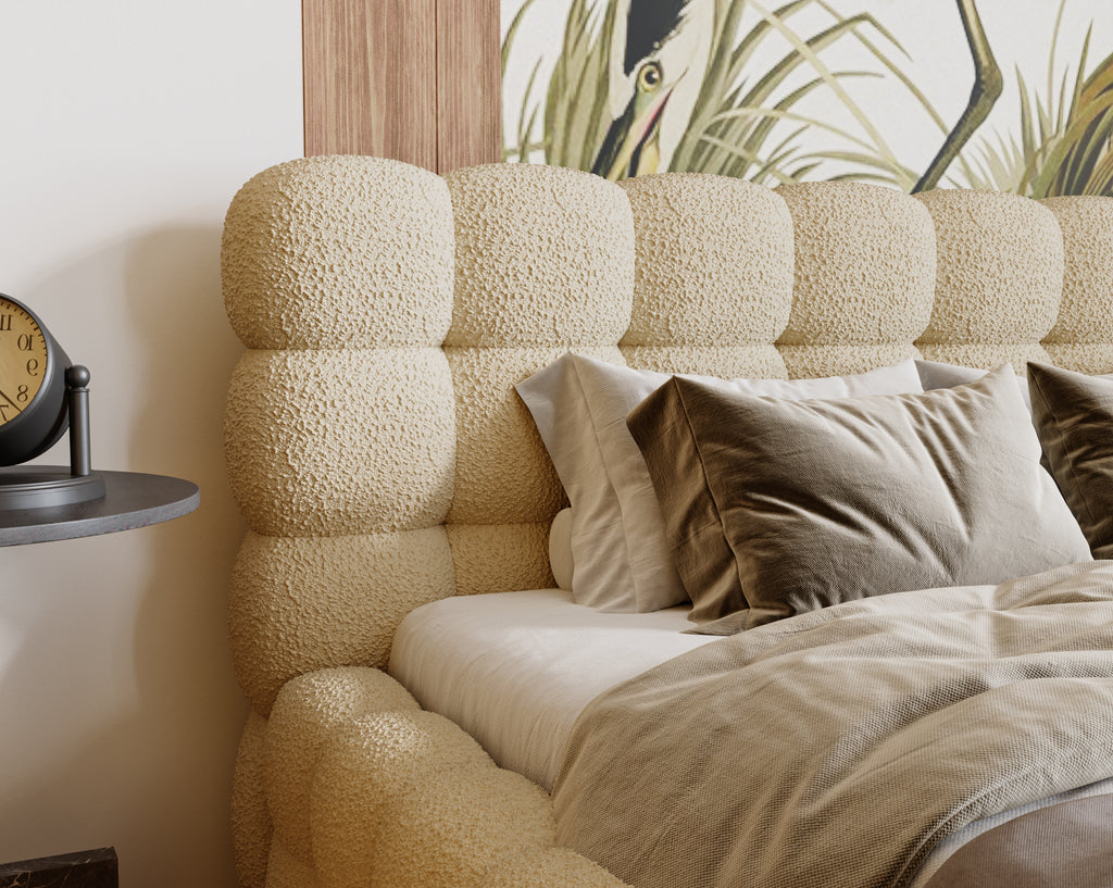 Polsterbett CANDY – Modernes Designerbett mit Kopfteil in 120–200 cm