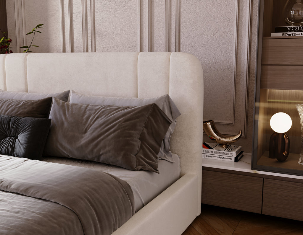 Polster Bett inkl. Lattenrost und Bettkasten Modell: APIS