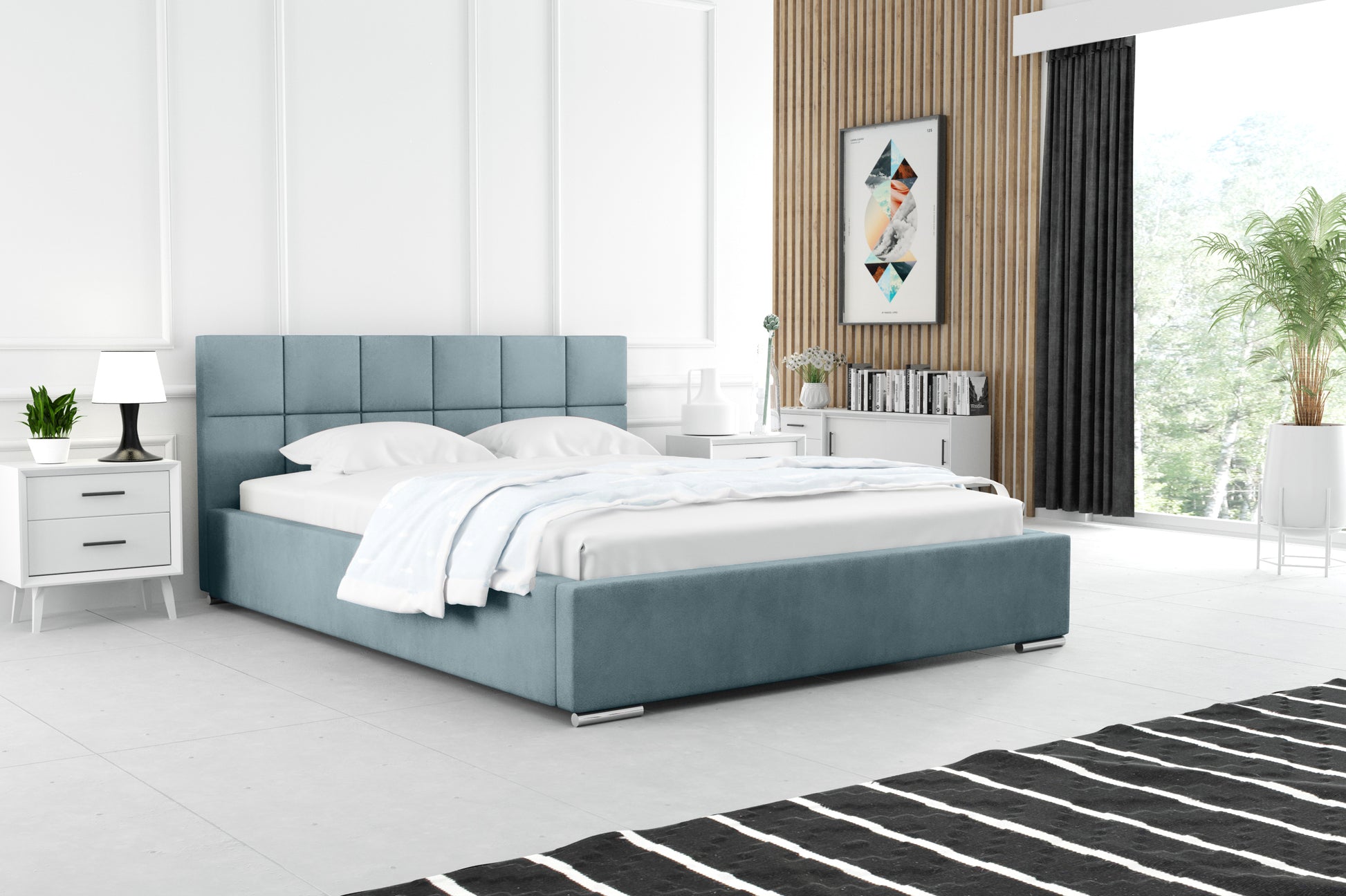 Funktionales Bett inkl. Lattenrost + Bettkasten Modell: Carlo