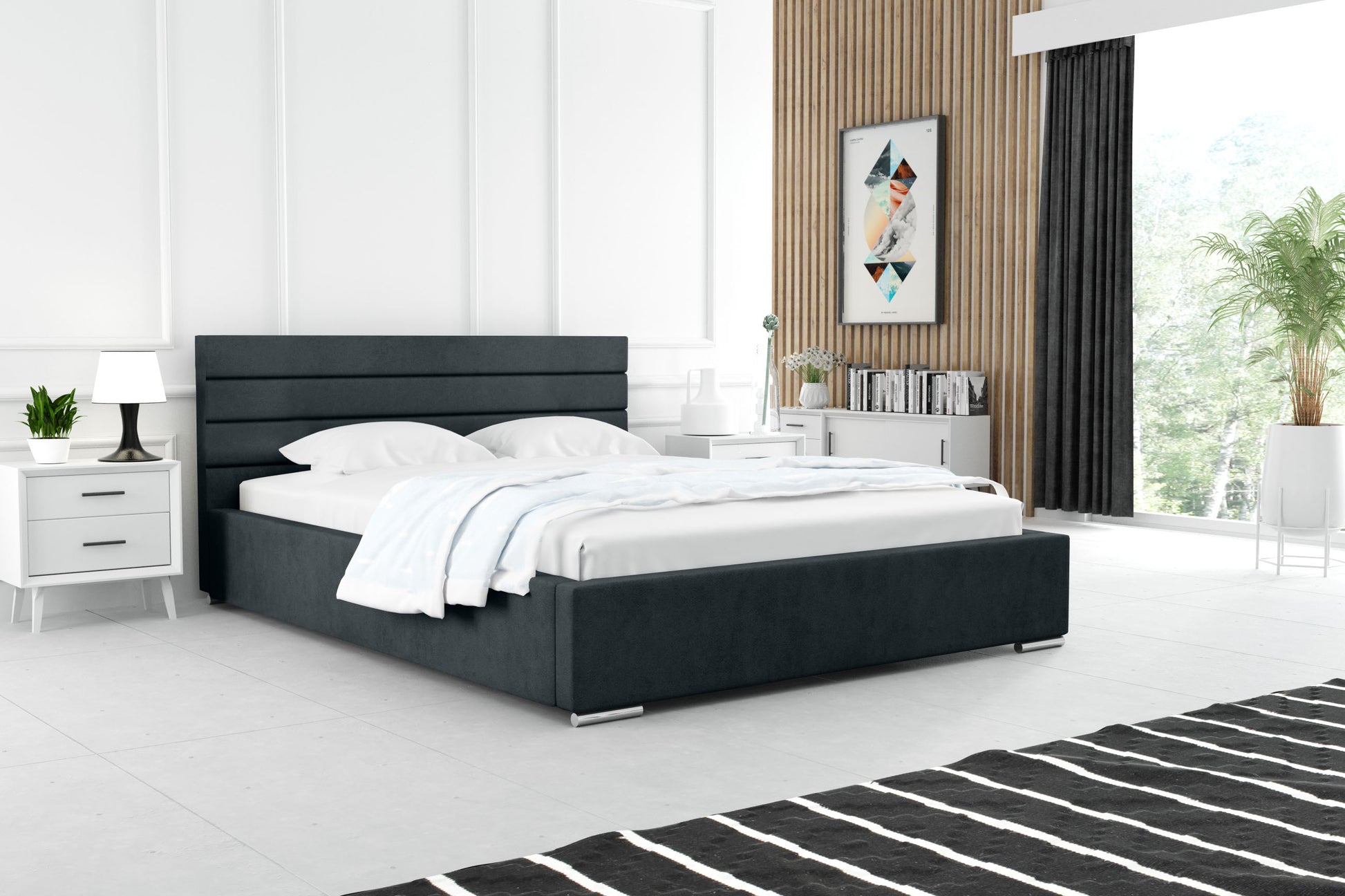 FADO Polsterbett mit Holzlattenrost & Bettkasten – modernes Bett zum Top-Preis