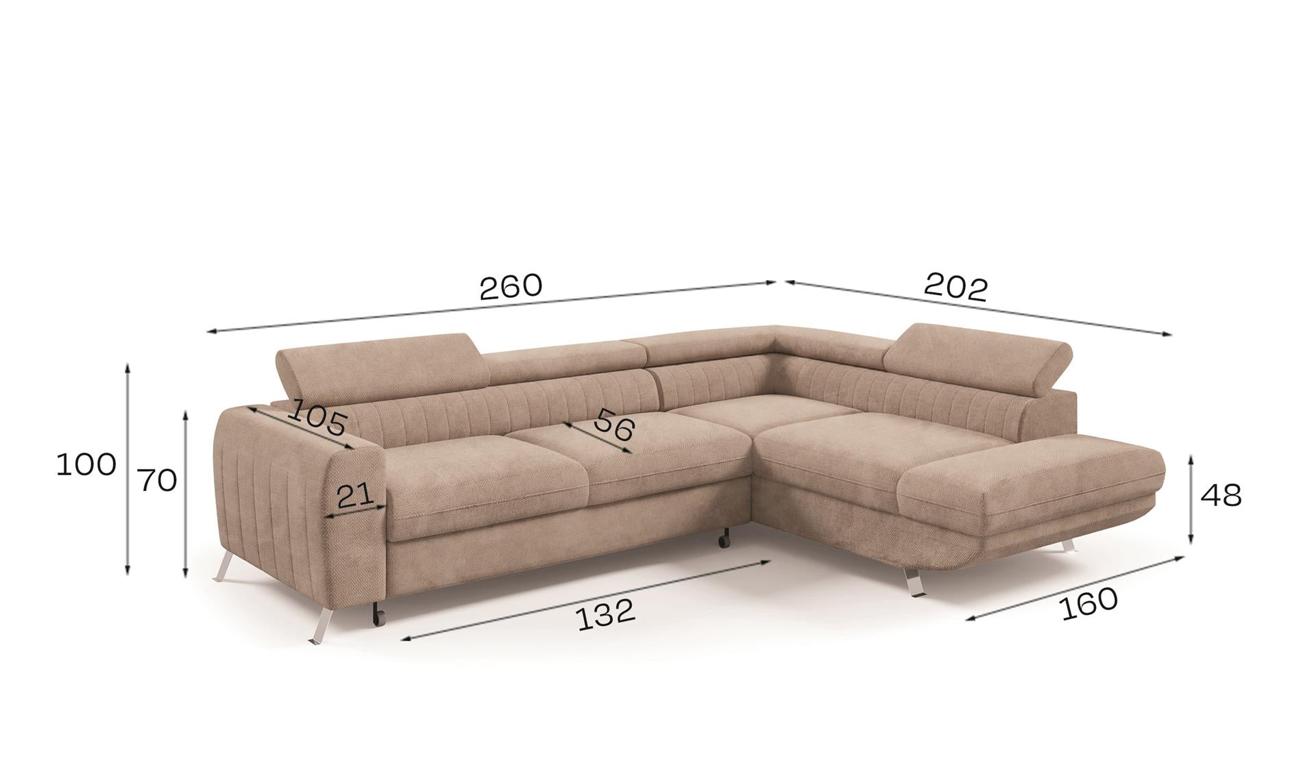 Amalfi Wohnlandschaft XXL